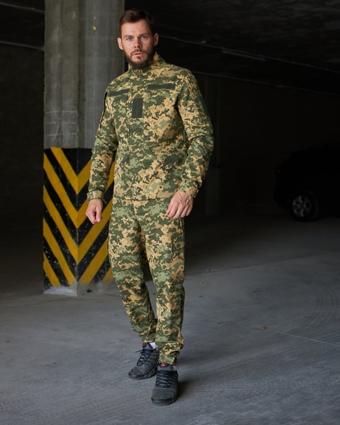 Тактичний чоловічий костюм Base піксель ріп-стоп 191200-1 фото